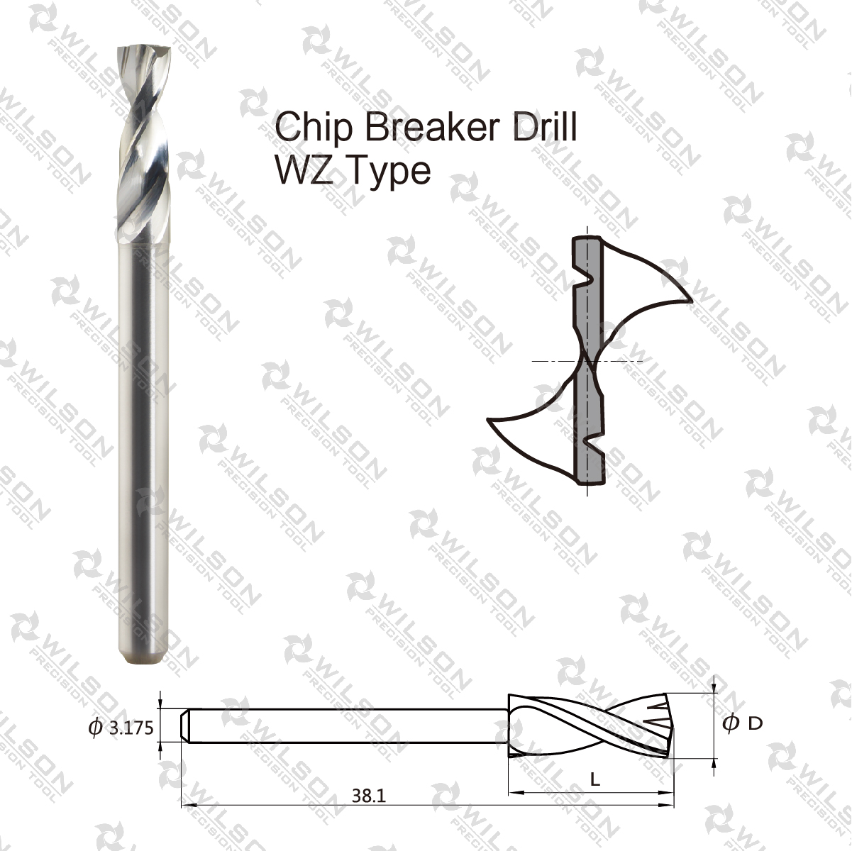 Chip Breaker Drill- WZ Type